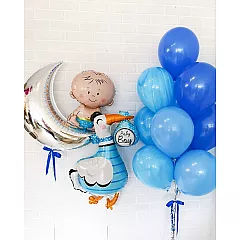 Воздушные шары на рождение малыша № 85