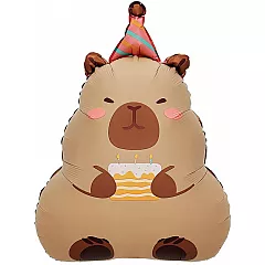 Шар Фигура Капибара с тортиком
