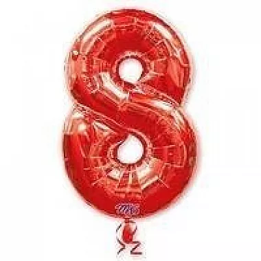 Шар фигура цифра 8 Red