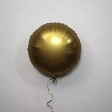 Шар круг 18 Сатин Gold Sateen